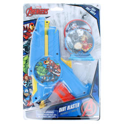 Disney Marvel Avengers Super Hero Suction Dart Blaster Featuring Iron Man Captain Amercia Incredible