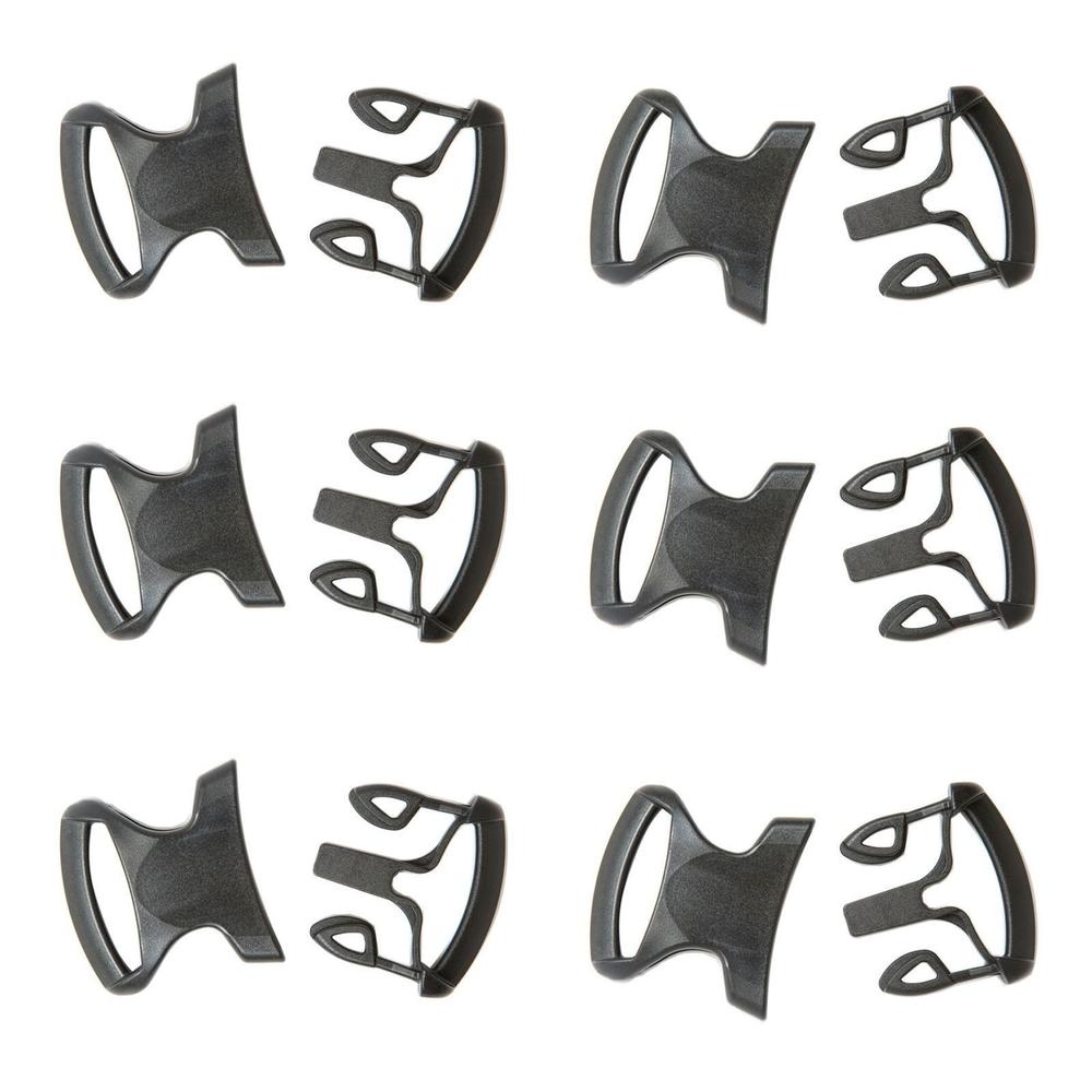 Gear Aid Dual-Adjust Tension Replacement Backpack Buckle Set of 6 (Many Sizes)
