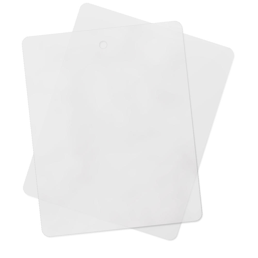 Universal Home 4 Pack Thin Clear Flexible Plastic Crafting Cutting Boards 12 Inch x 15 Inch