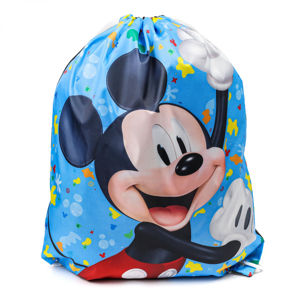 Legacy Licensing Partners Mickey Mouse Kids Unisex 18 Inch Cinch Bag Travel Backpack Drawstring Tote
