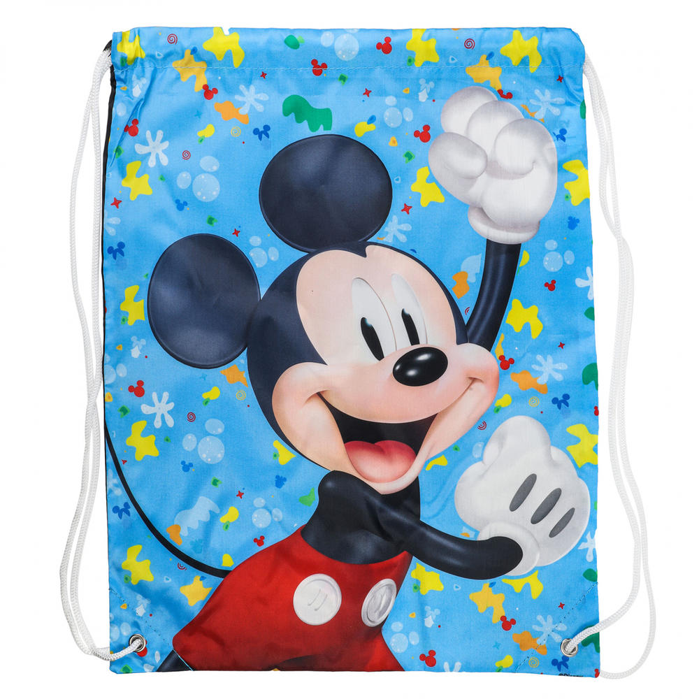 Legacy Licensing Partners Mickey Mouse Kids Unisex 18 Inch Cinch Bag Travel Backpack Drawstring Tote