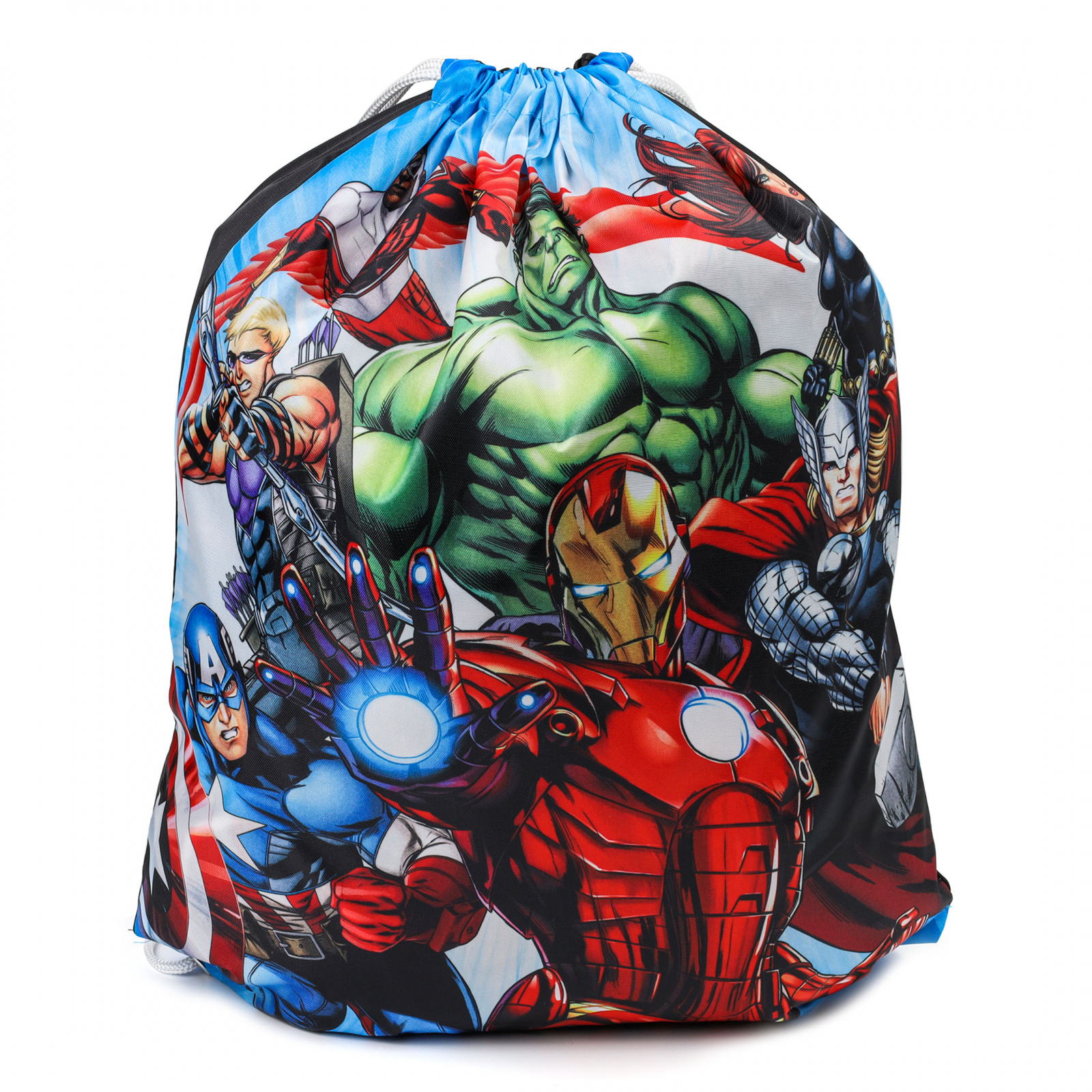 Legacy Licensing Partners Marvel Avengers Kids Unisex 18 Inch Cinch Bag Travel Backpack Drawstring Tote
