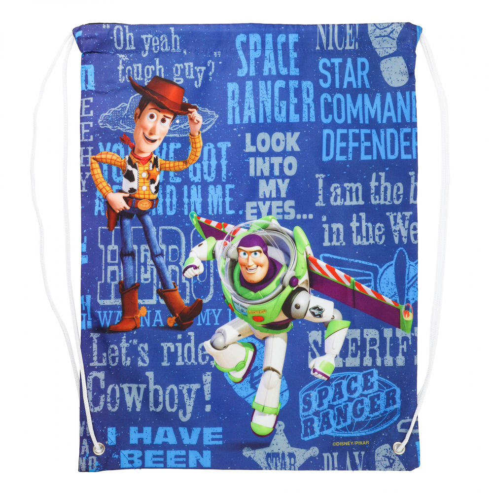 Legacy Licensing Partners Toy Story Space Ranger Kids 18 Inch Cinch Bag Travel Backpack Drawstring Tote
