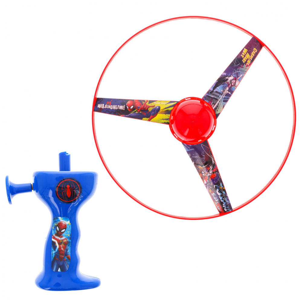 Marvel Spiderman Large Turbo Copter Launcher with Propeller Boys Ages 3 and Up