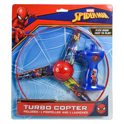 Marvel Spiderman Large Turbo Copter Launcher with Propeller Boys Ages 3 and Up