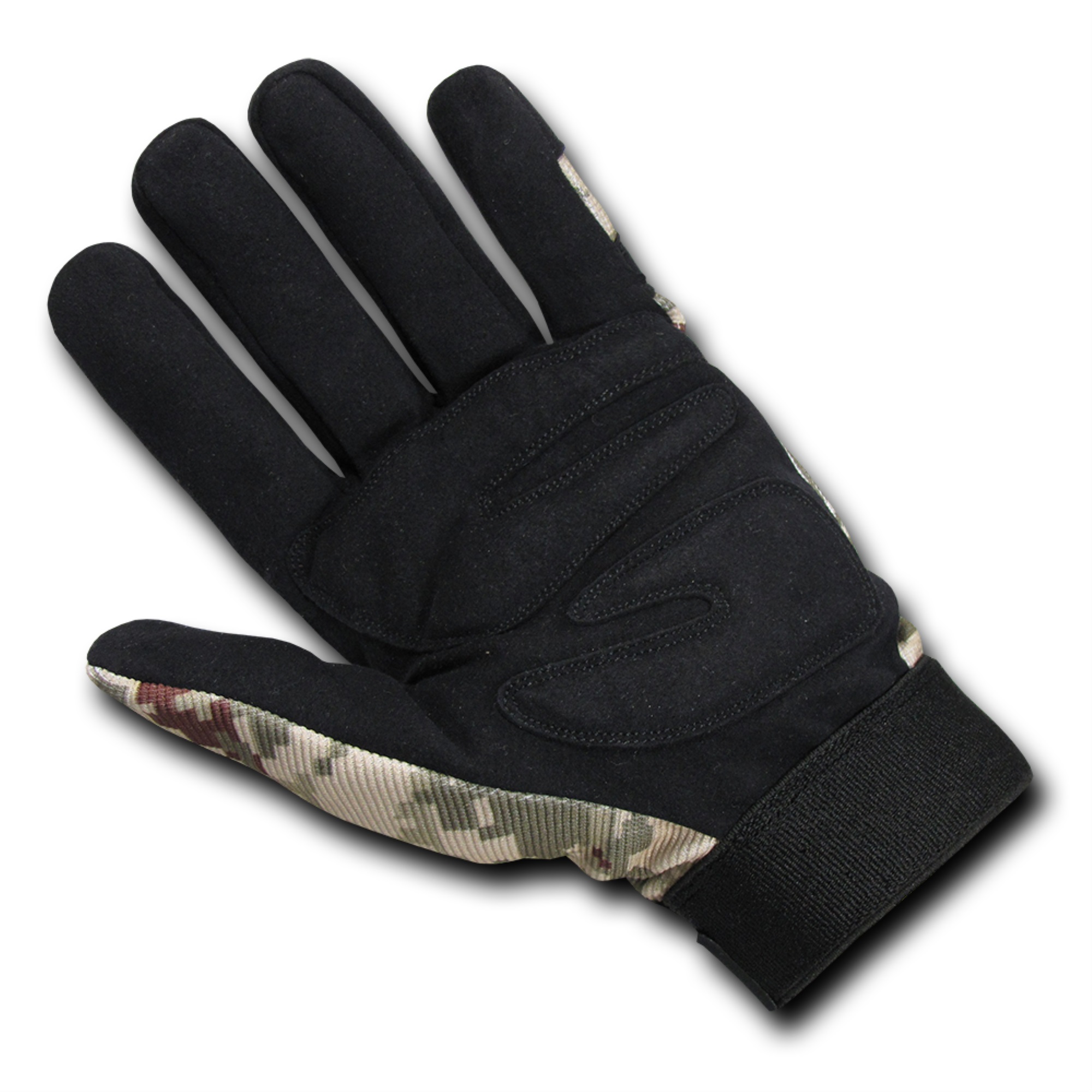 Rapid Dominance Digital Camo Tactical Glove, Desert, XL