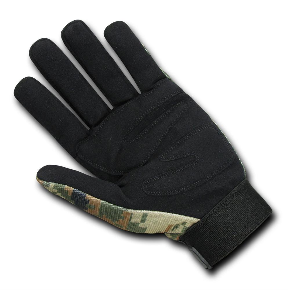 Rapid Dominance Digital Camo Tactical Glove,Woodland, XL