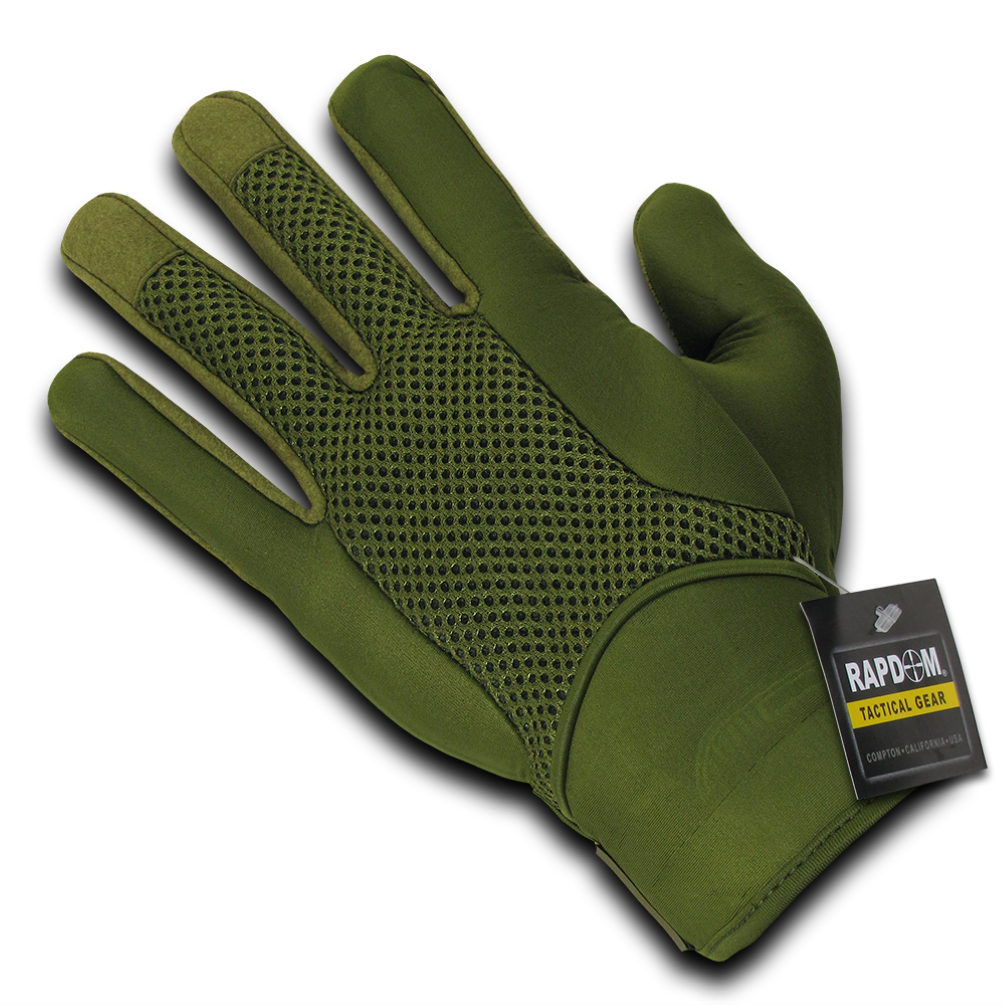Rapid Dominance RAPDOM Tactical Neoprene Gloves, Olive Drab, Medium