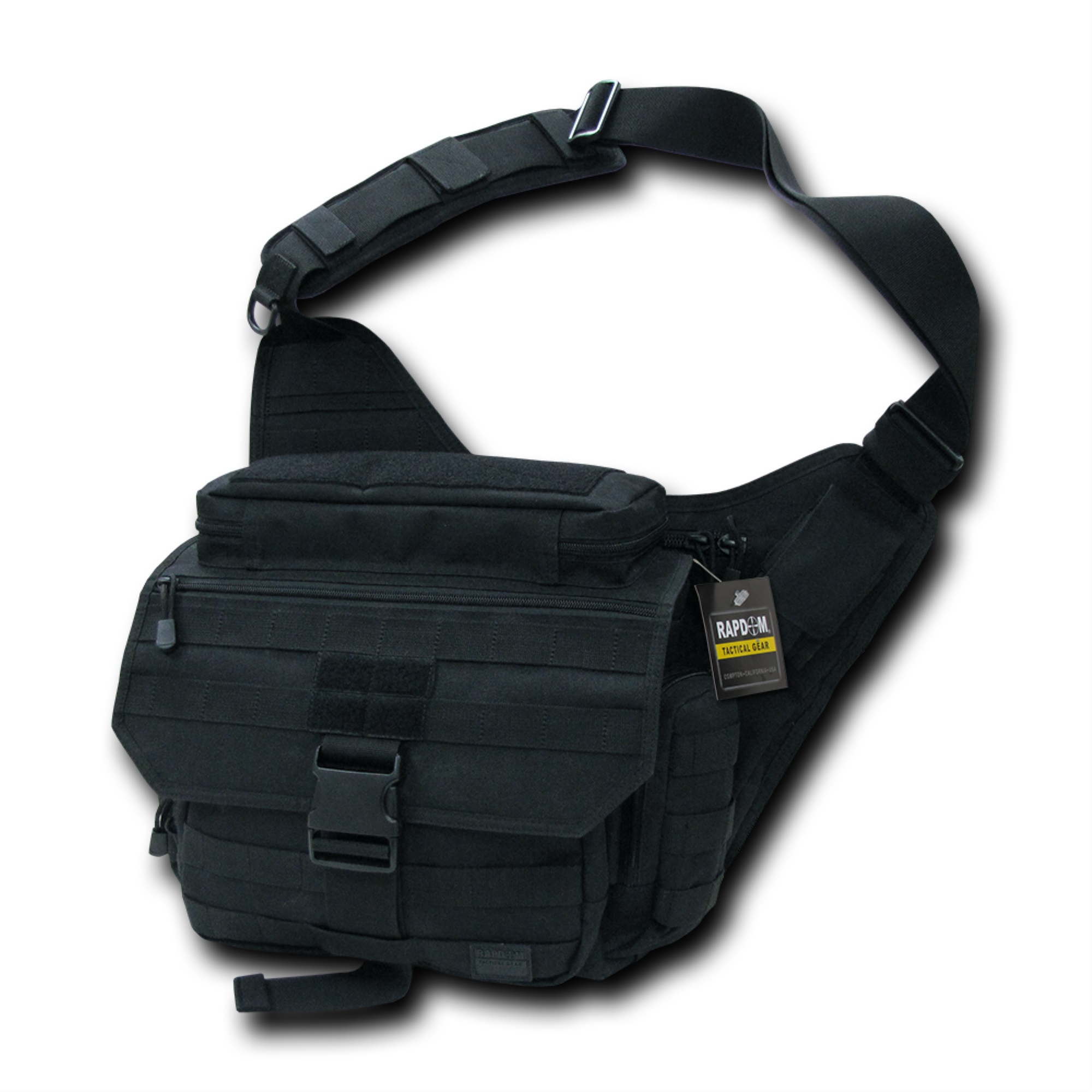 Rapid Dominance Tactical Messenger Bag, Black
