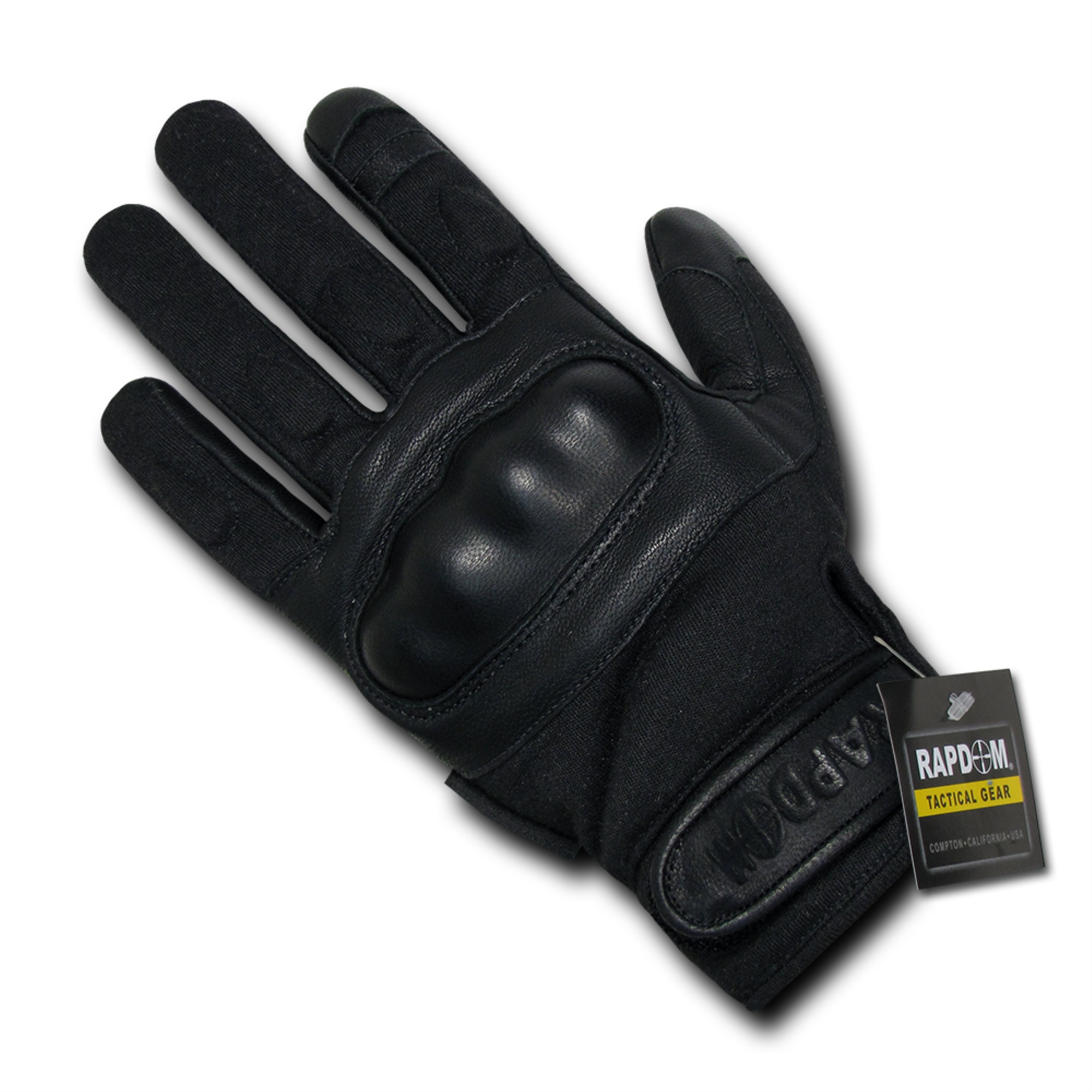 Rapid Dominance RAPDOM T40-PL-BLK-01 Nomex Knuckle Glove - Black- Small