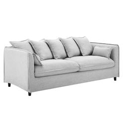 Ergode Avalon Slipcover Fabric Sofa - Light Gray