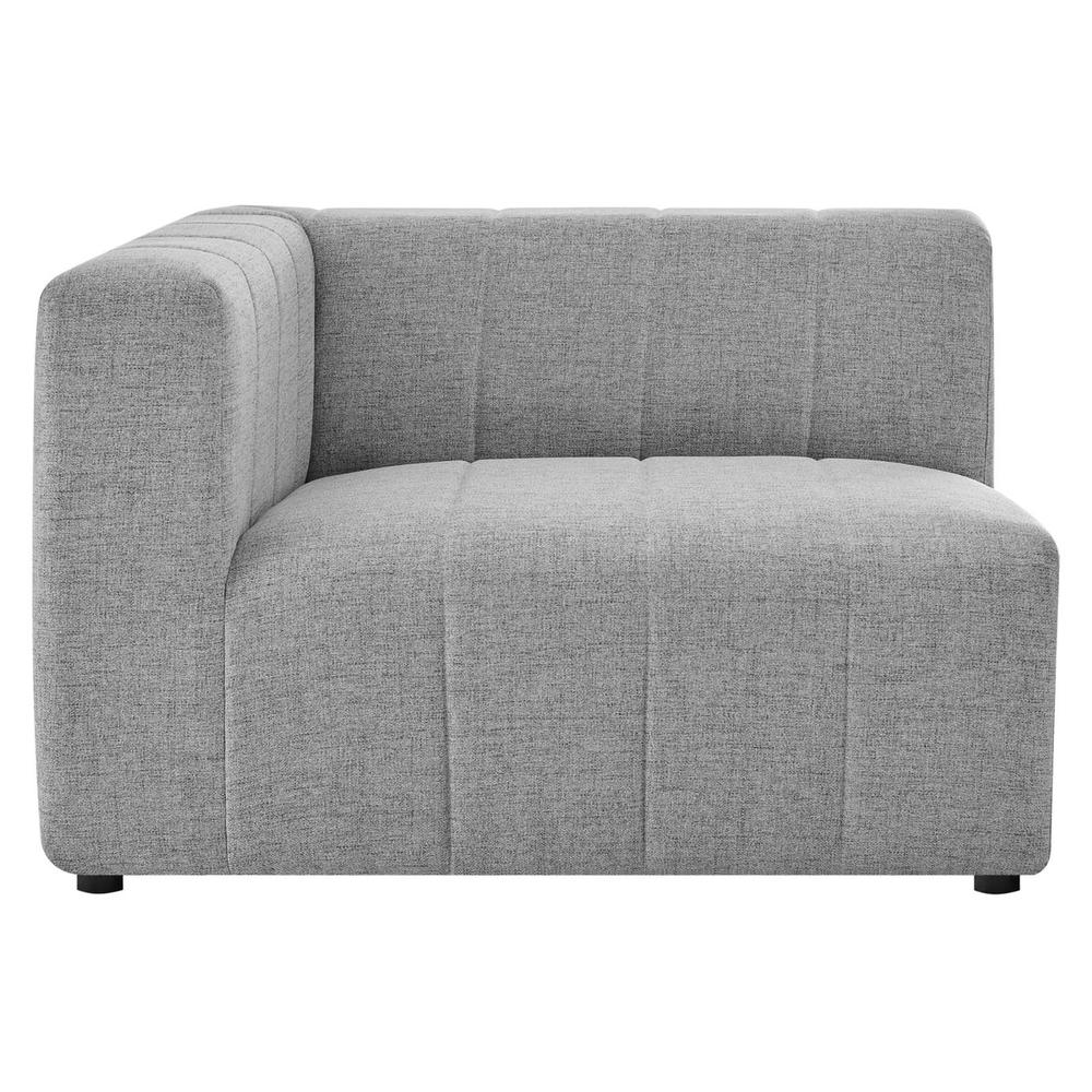 Ergode Bartlett Upholstered Fabric Left-Arm Chair - Light Gray