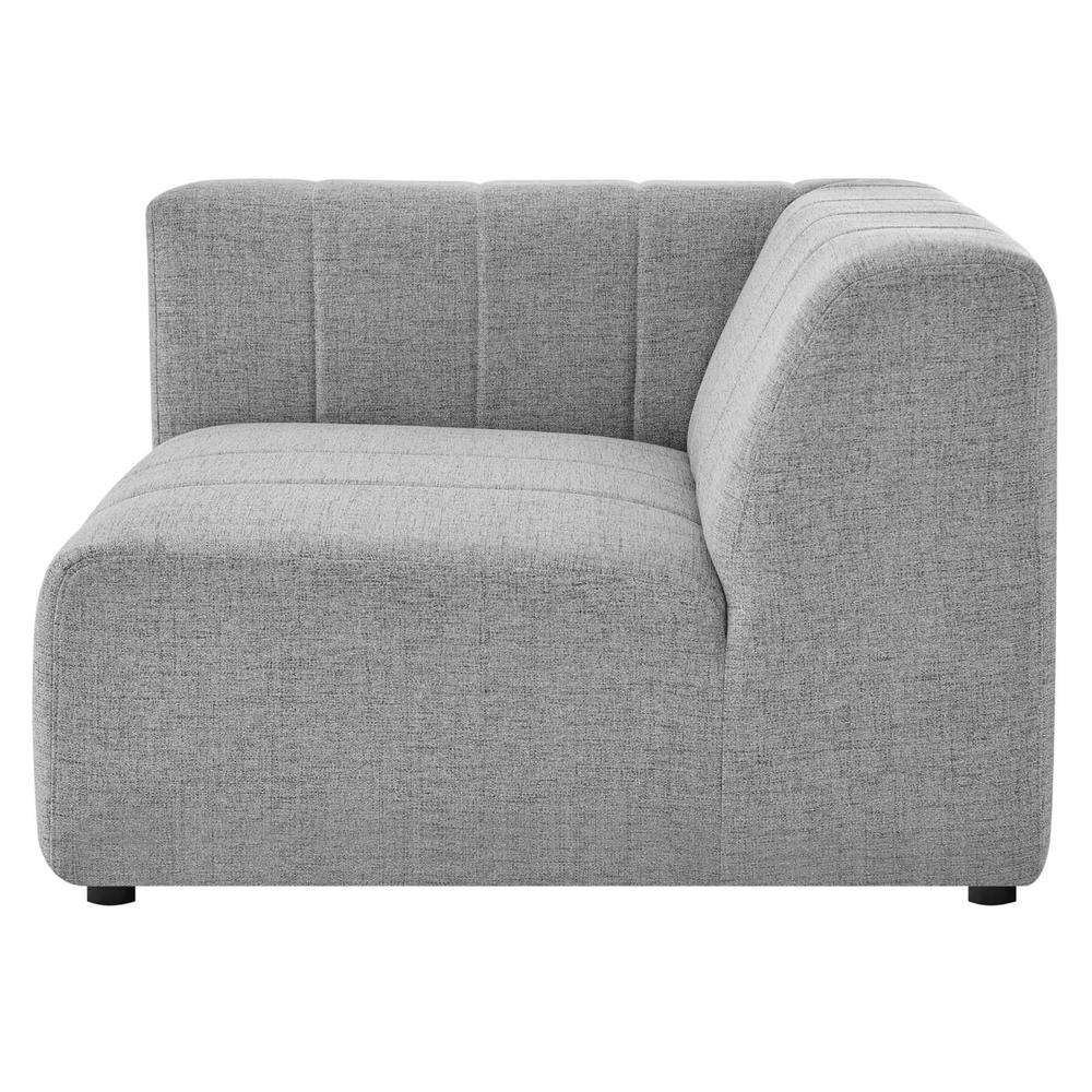 Ergode Bartlett Upholstered Fabric Left-Arm Chair - Light Gray