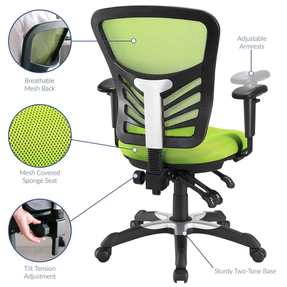 Ergode Articulate Mesh Office Chair - Green