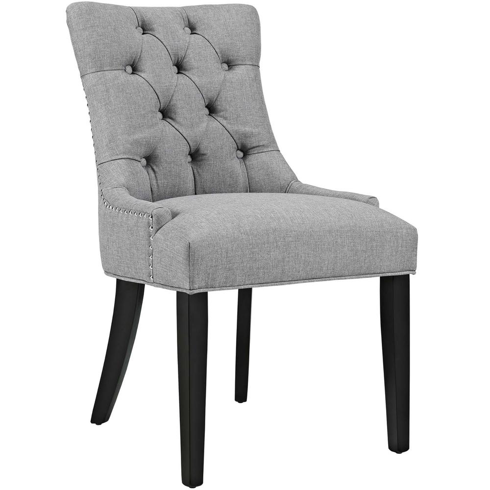 Ergode Regent Dining Side Chair Fabric Set of 2 - Light Gray