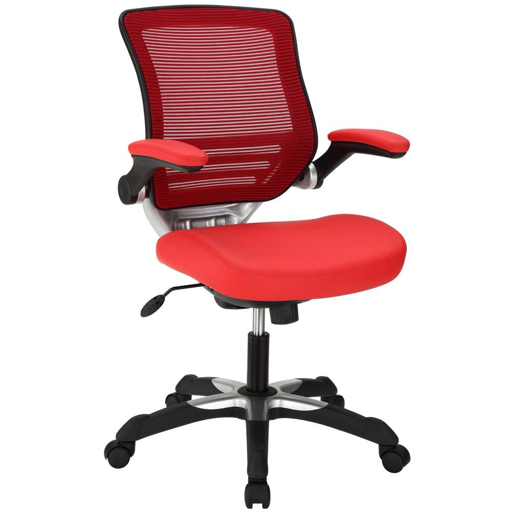 Ergode Edge Vinyl Office Chair - Red