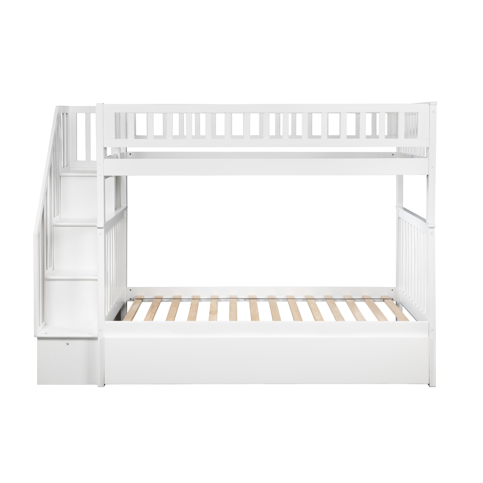 Atlantic Furniture Woodland, Woodland Bunk Bed With Trundle