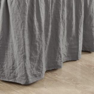 Lush Decor Ruched Ruffle Elastic Easy Wrap Around Bedskirt Dark Gray Single Twin Xl Full Lush Decor Ruched Ruffle Elastic Easy, Dark Gray Twin Bed Skirt