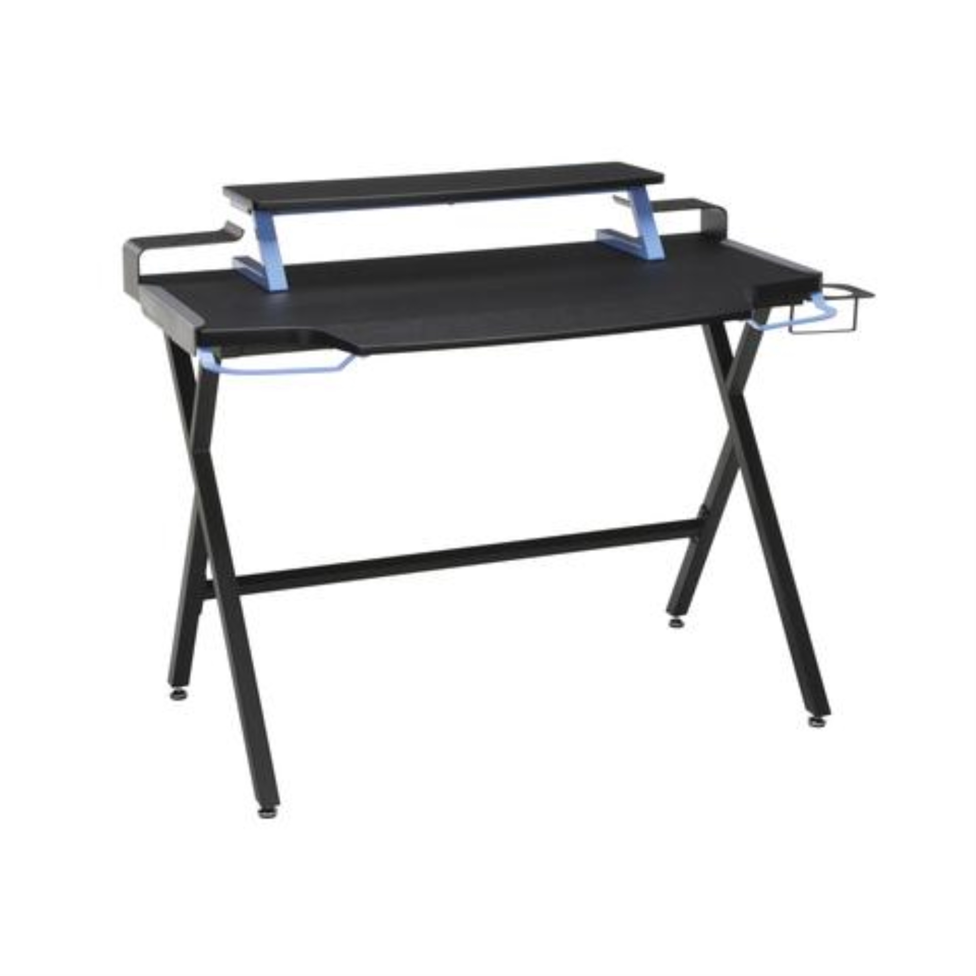 OFM RESPAWN 1000 Gaming Computer Desk, in Blue , Fixed Height