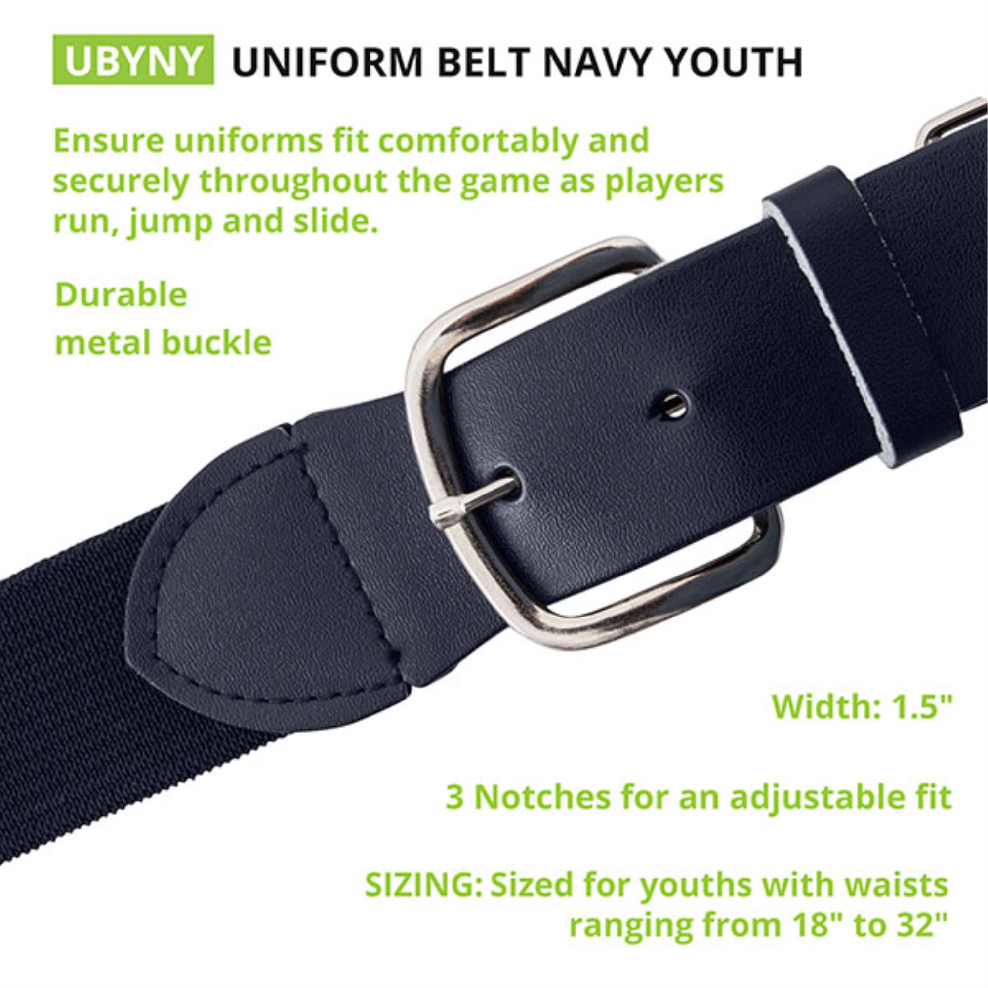 Champion Sports Uniform Belt Navy Youth