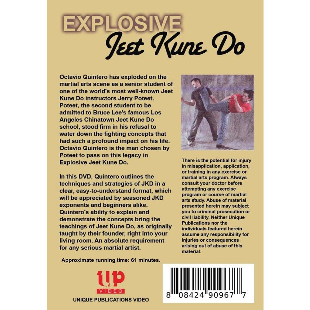 Unique Publications Explosive Bruce Lee Jeet Kune Do DVD Octavio Quintero Jerry Poteet jun fan mma -VD5172A