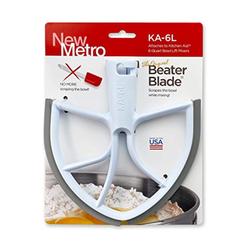 New Metro Design NewMetroDesign Home Beater blade Fits Kitchen aid6-Quar tBowl Lift Mixers