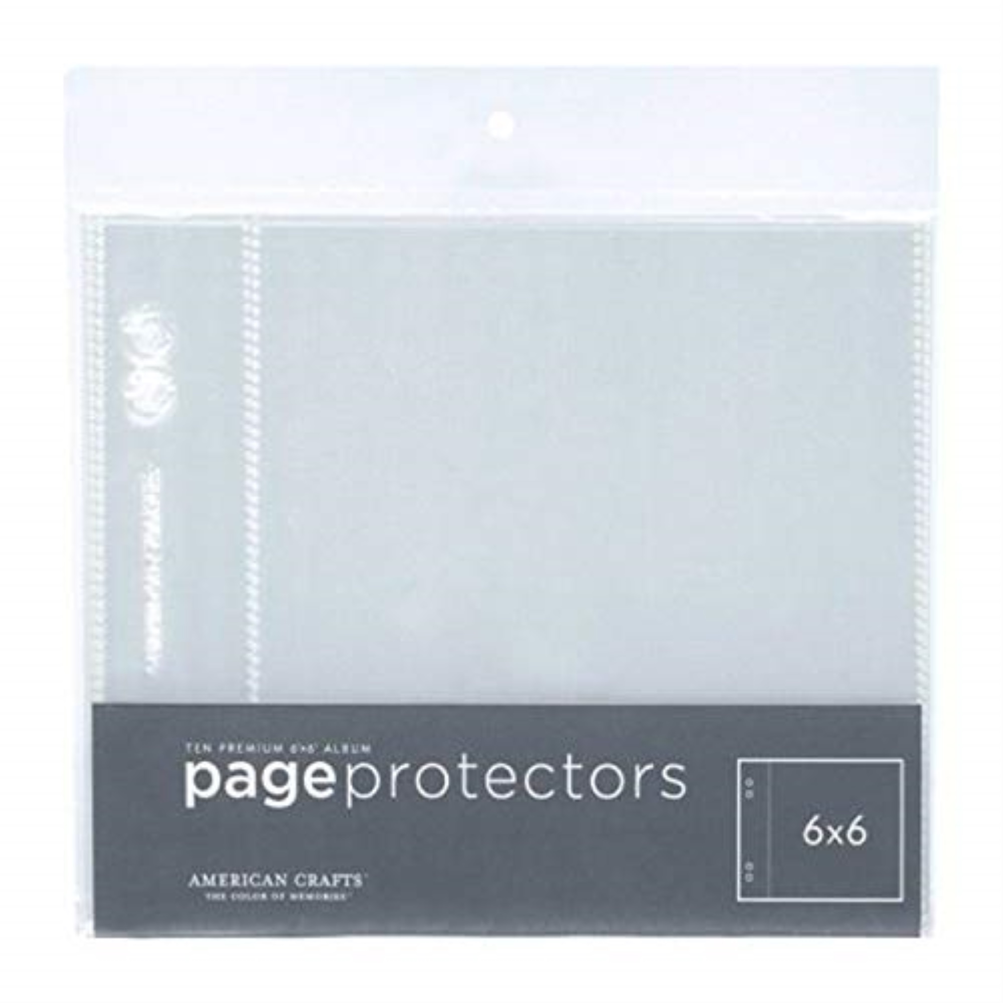 American Crafts 6-Inch by 6-Inch Page Protectors