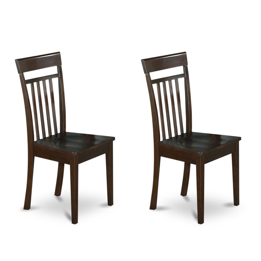 East West Furniture HLCA5-CAP-W 5 Pc Kitchen nook Dining set-breakfast nook-Table and 4 dinette Chairs.