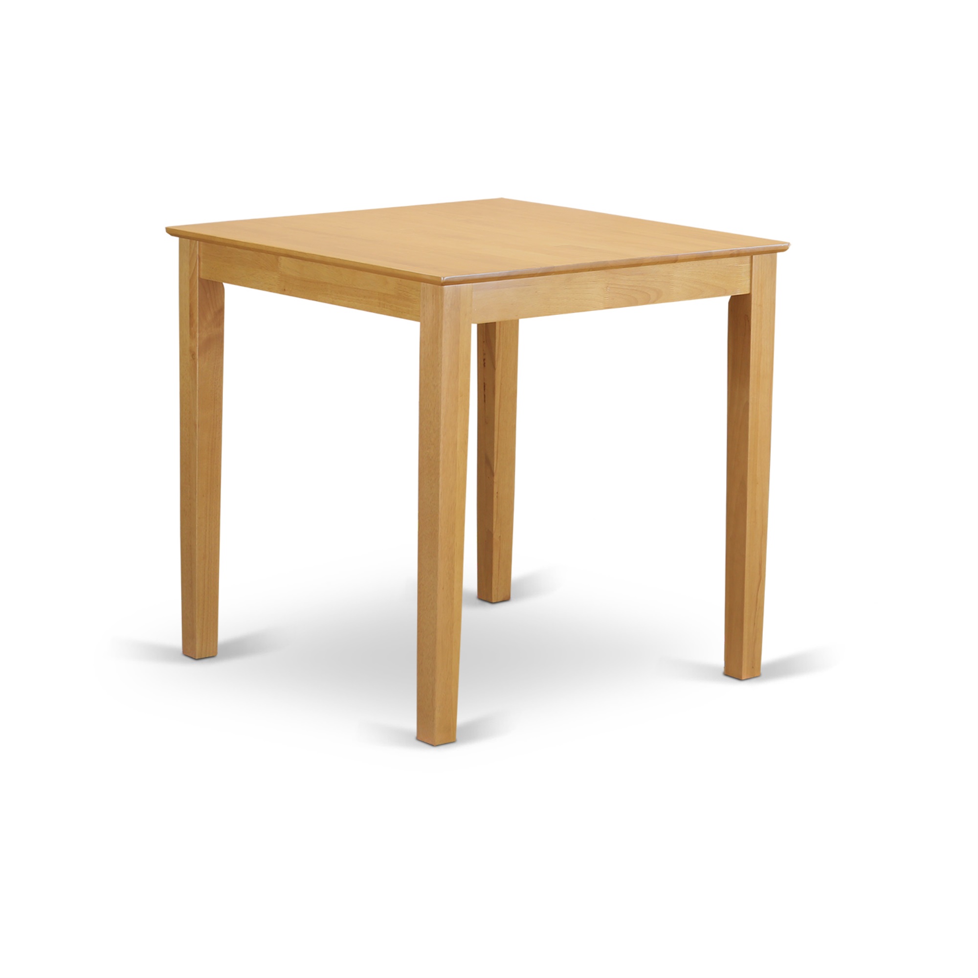 East West Furniture PBQU5-OAK-W 5 PC counter height Dining set - counter height Table and 4 counter height stool.
