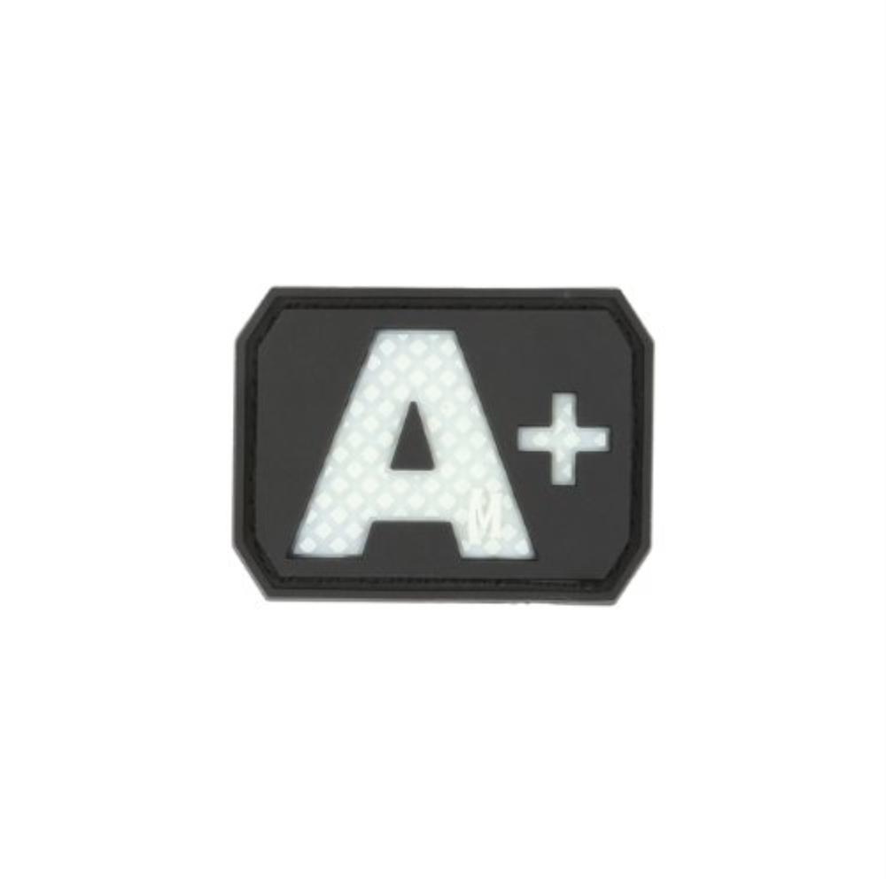 Maxpedition A+ POS Blood Type Patch (Glow) 1.5" x 1.1"