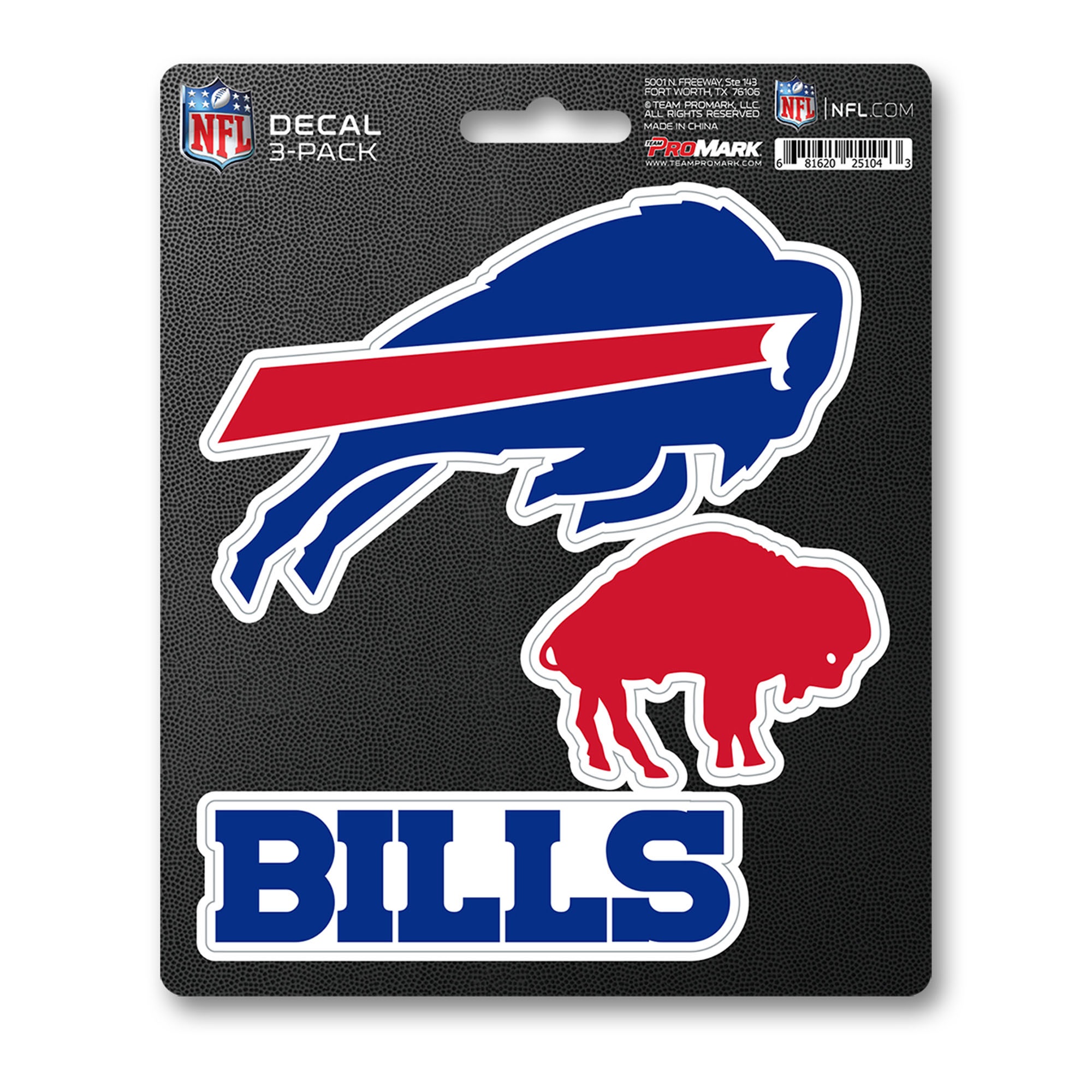 Fanmats, NFL - Buffalo Bills Decal 3-pk