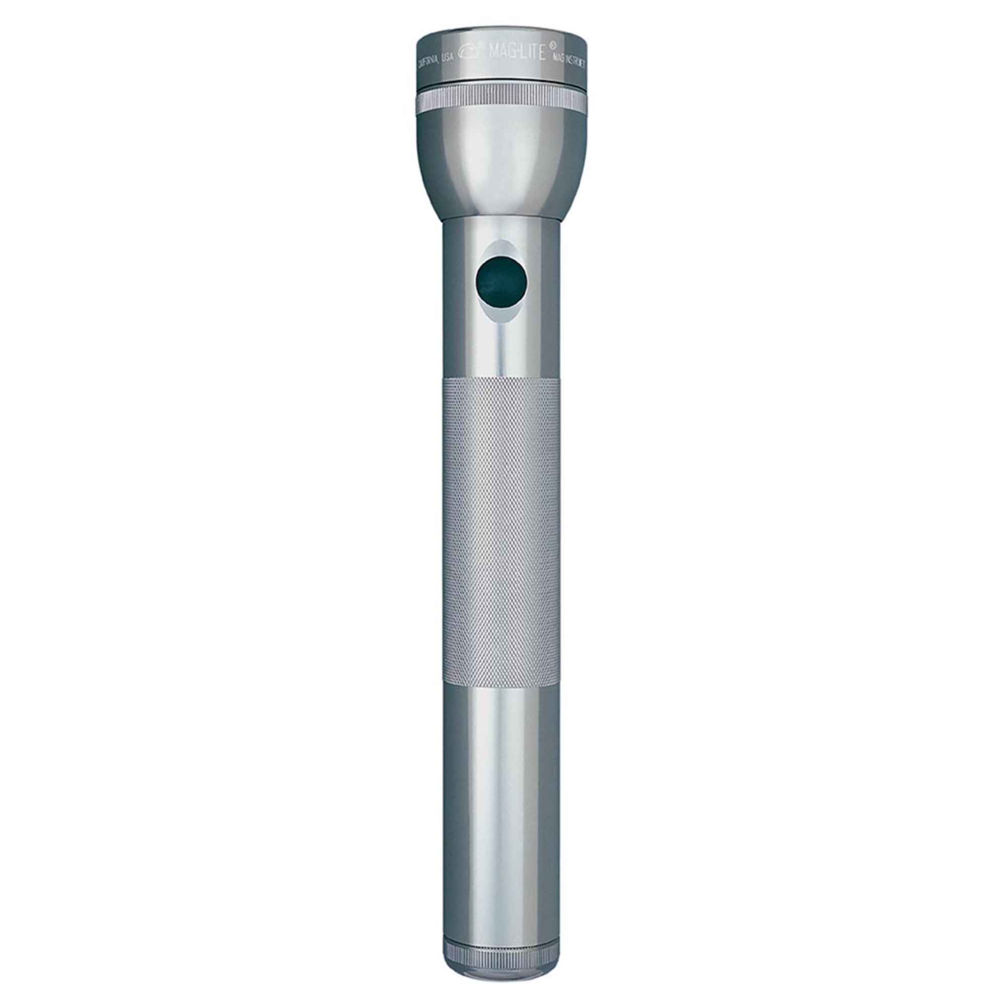 Mag Lite Maglite Heavy-Duty Incandescent 3-Cell D Flashlight, Gray