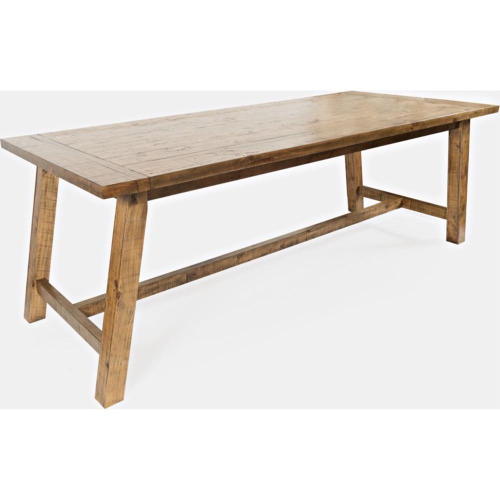 Jofran Telluride Trestle Counter Table with Two Leaves