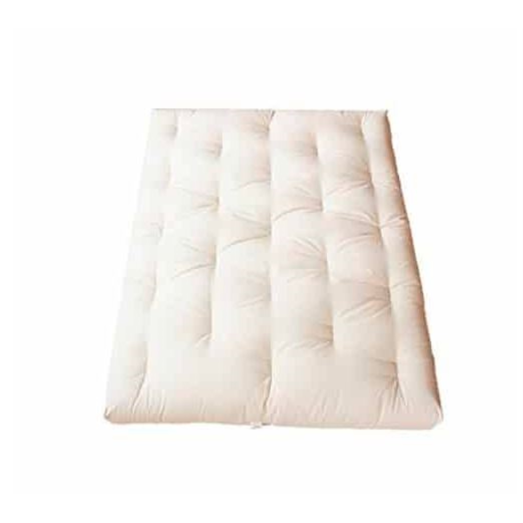 White Lotus Home Green Cotton  King 7" Mattress with 2" Foam core in 100% Cotton Fabric Case