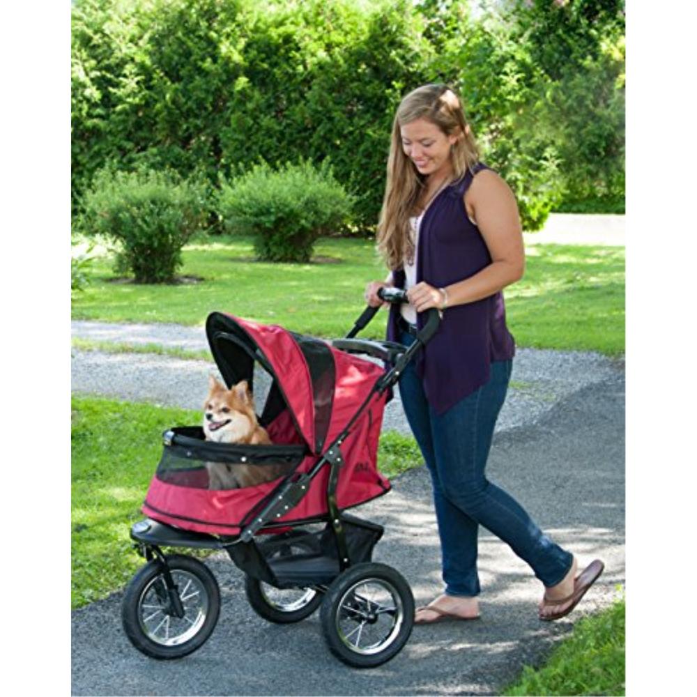 Pet Gear Inc Jogger No-Zip Stroller, Rugged Red