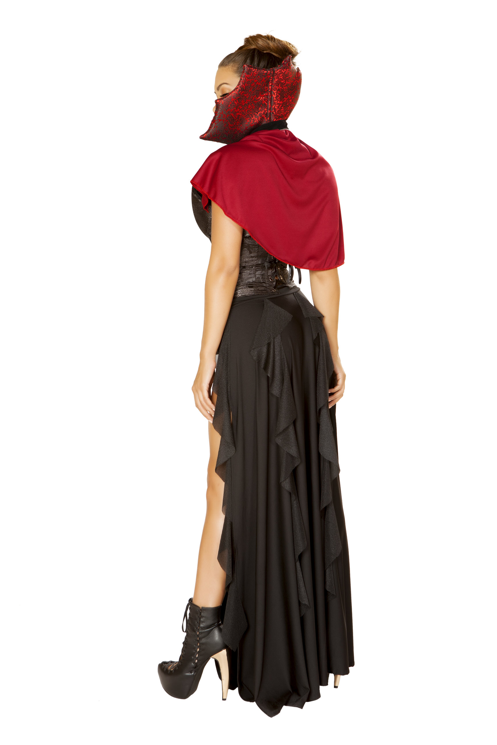 Roma Costume 3pc Blood Lusting Vampire, Red/Black, Large