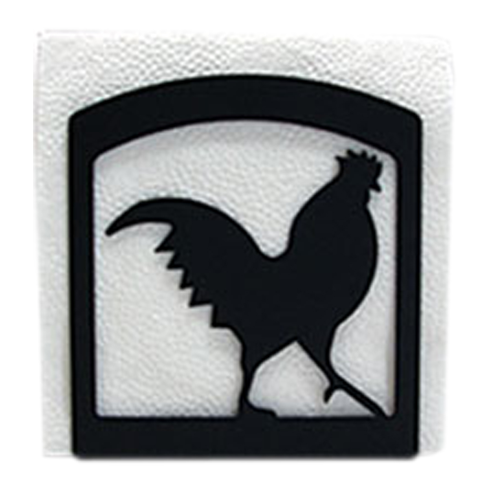 Village Wrought Iron Rooster - Napkin Holder