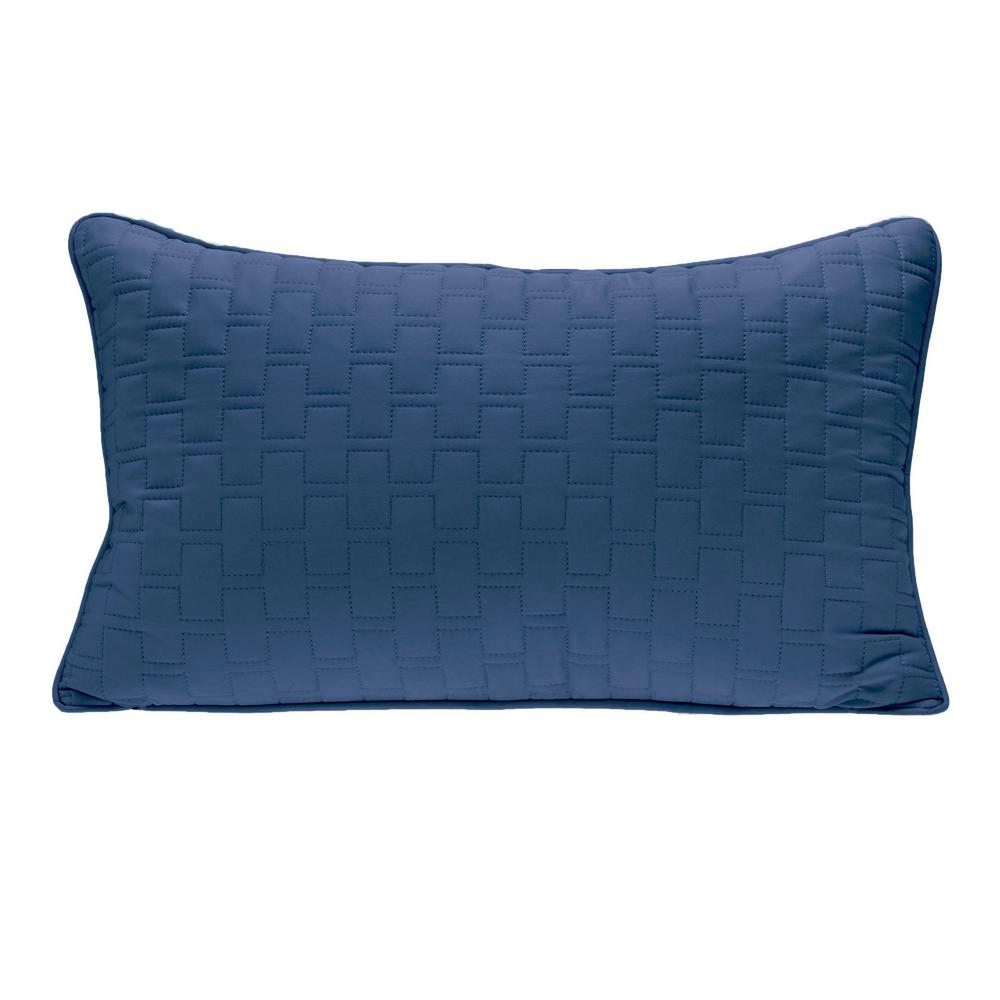BedVoyage 100% Rayon Viscose  Quilted Decorative Pillow