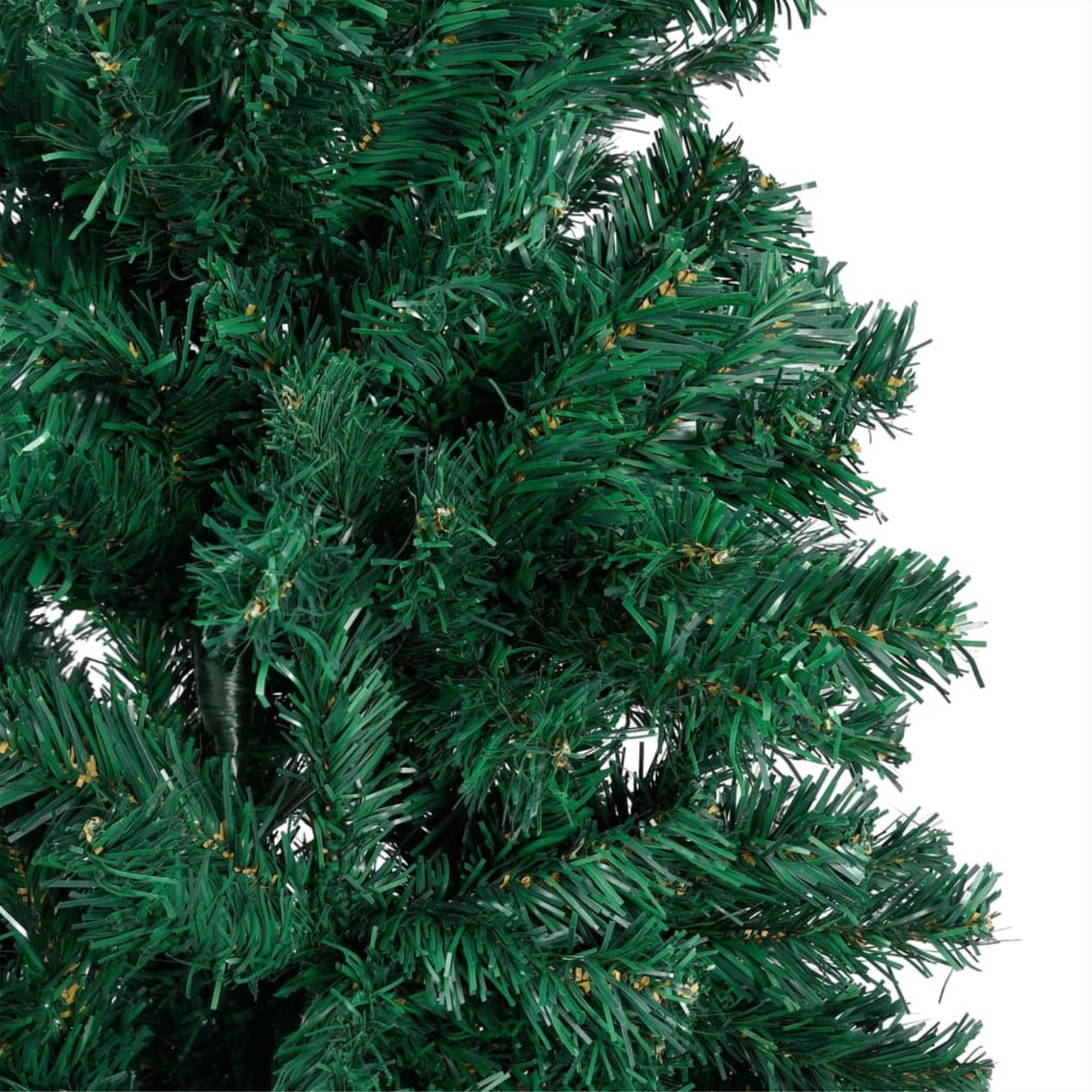 vidaXL Artificial Christmas Tree with LEDs&Ball Set Green 