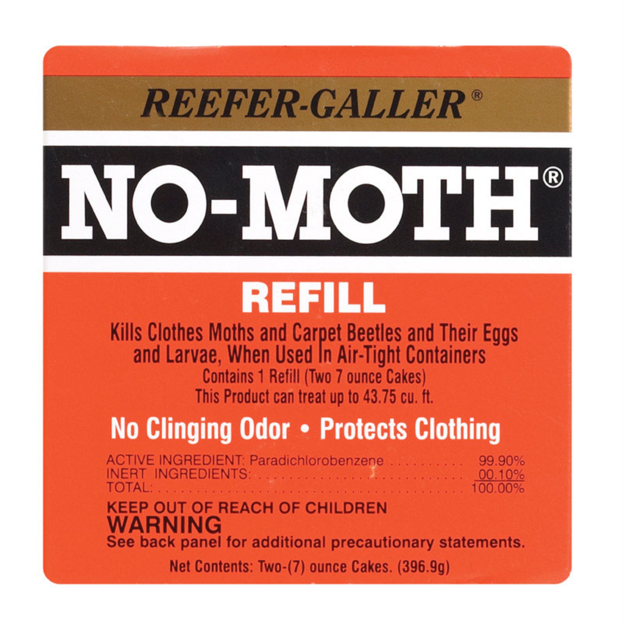 No-Moth MOTH REFILL CLST HGR (Pack of 1)