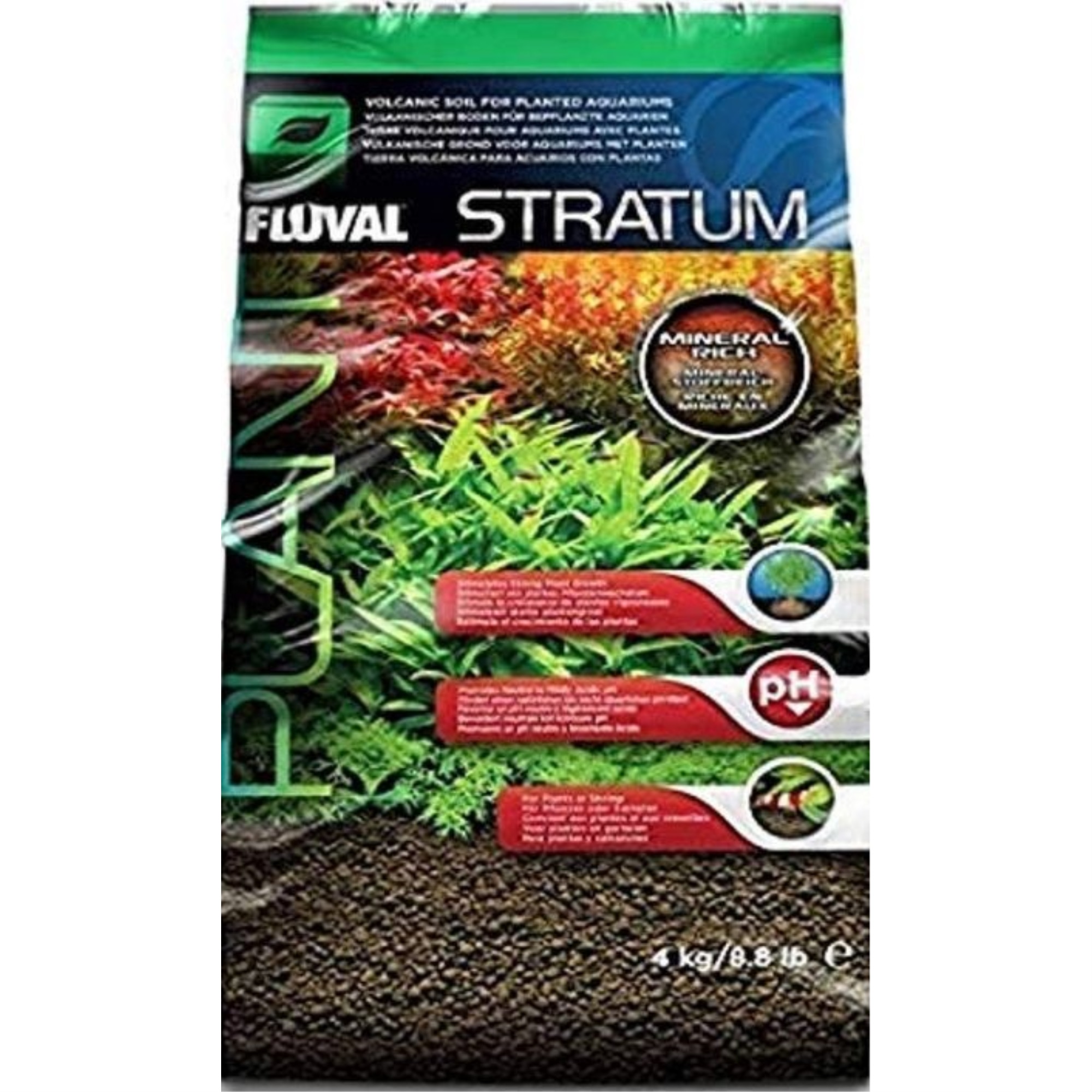 Fluval Plant and Shrimp Stratum Aquarium Substrate 8.8 lb