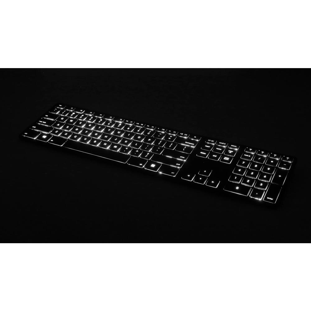 Matias Backlit Wireless Multi-Pairing Keyboard for PC