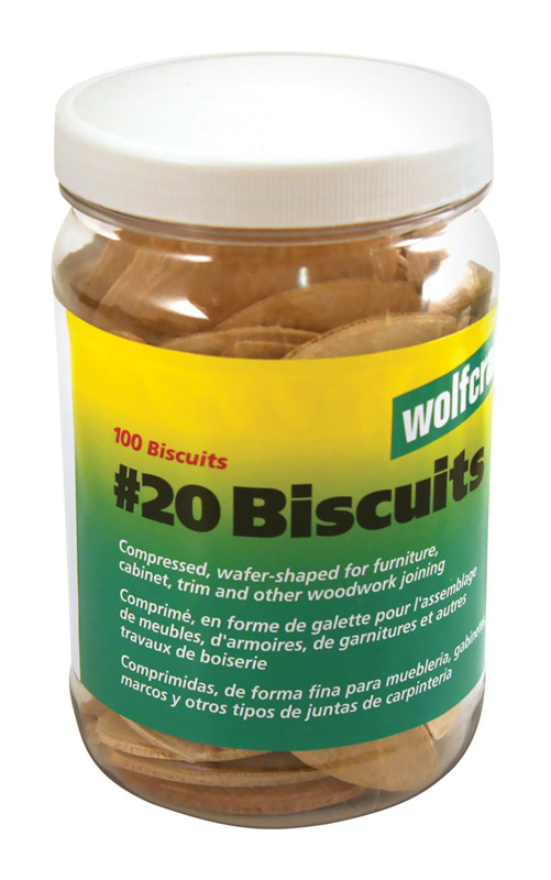 Wolfcraft BISCUIT JOINING #20PK100 (Pack of 1)