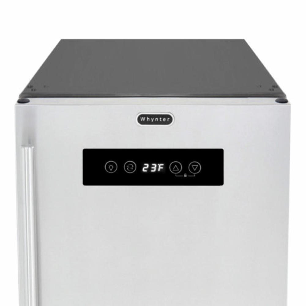 Whynter Stainless Steel Built-in or Freestanding 2.9 cu. ft. Beer Keg Froster Beverage Refrigerator with Digital Controls