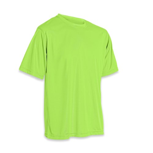 Vizari Sport USA Performance T-Shirt Neon Green size yxs