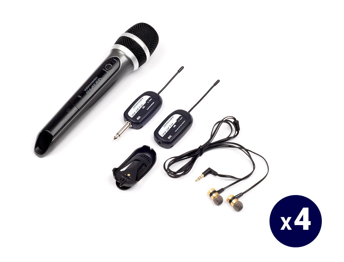 VocoPro All-in-One Wireless Microphone / Wireless in-ear Receiver System