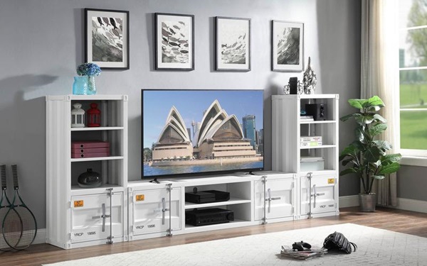 Acme Furniture TV Stand - White Tianjin