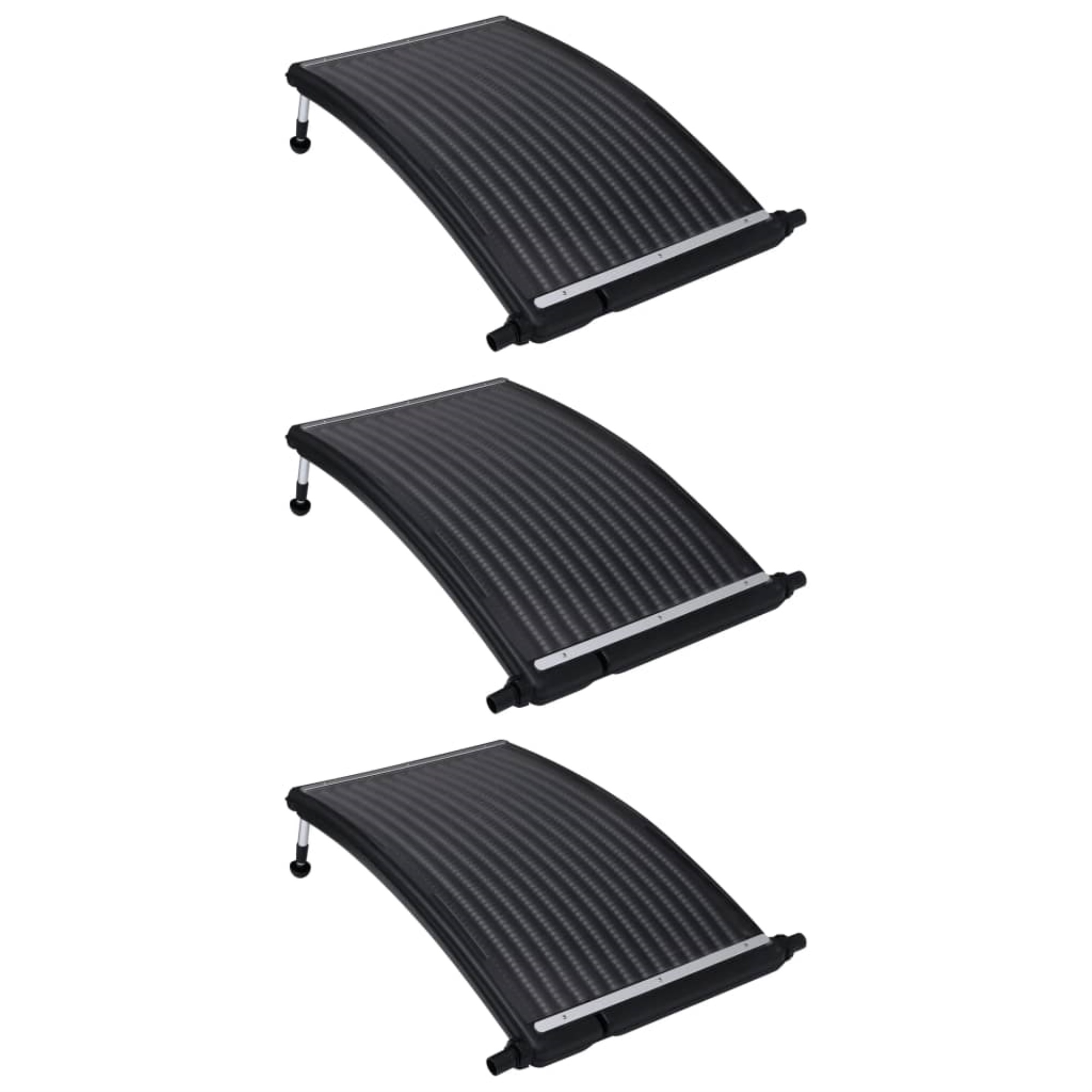 vidaXL Curved Pool Solar Heating Panels 3 pcs 43.3"x25.6"