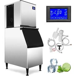 VEVOR 350 Lbs /24h Commercial Ice Maker Ice Cube Machine Ice Cream Store Water Filter
