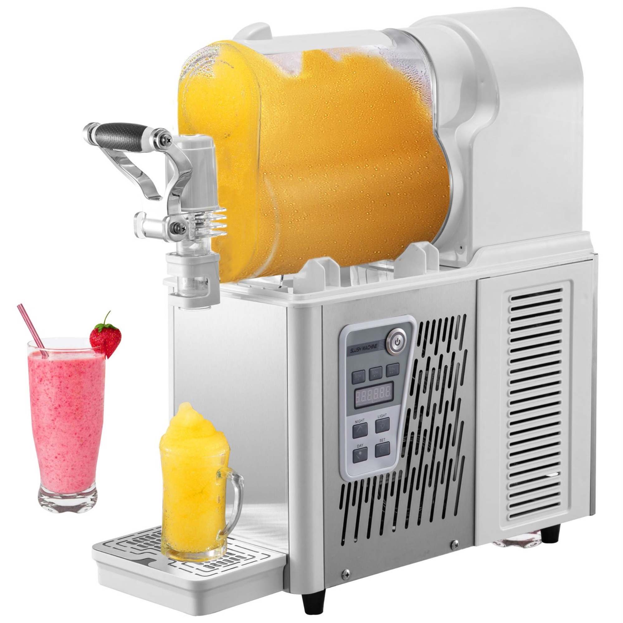 VEVOR Commercial Frozen Drink Machine Slushie And Margarita Maker 0.79 Gal Pc Tank